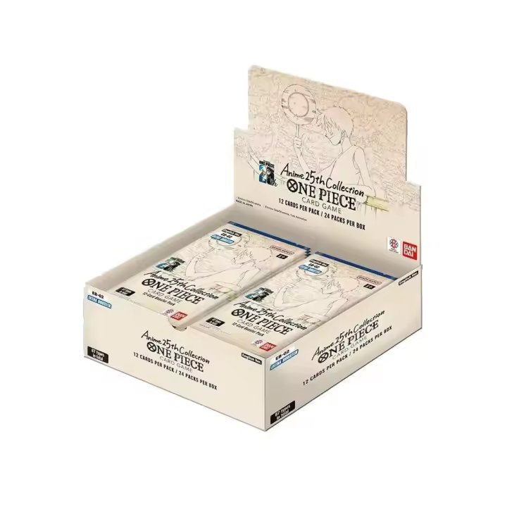 Caja de 24 sobres One Piece TCG EB-02 Extra Booster Anime 25th Collection (inglés) Raíz Merchan-Store - 1