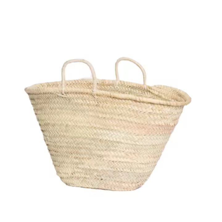 Capazo Palma Asa Corta Bolsa Pícnic 28 X 46 X 15 - 1