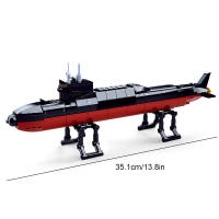 Bloques De Construcción DIY Creativo Serie Militar Submarino Modelo De Submarino Nuclear Para Jóvenes Y Adultos - details 5