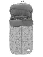 Interbaby saco cochecito universal animalitos gris - details 0