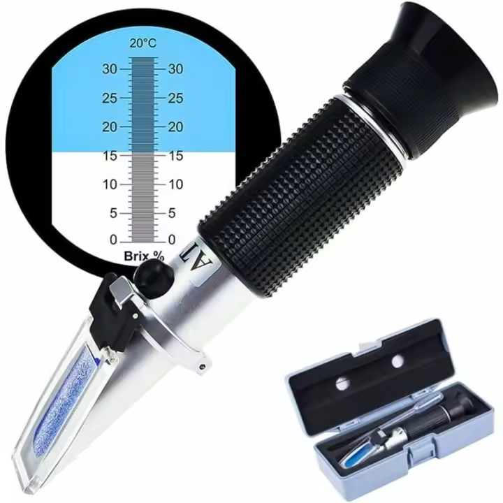 Refractómetro Mediciometro Contenido Azúcar Brix Bolsillo-Práctico Ininstrument para Frutas y Verduras - 1