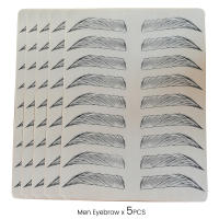 Hoja De Práctica Para Cejas Con Latex Uso Doble Para Diseño De Cejas Y Tatuaje De Cabello Permanente Accesorio De Tatuaje - details 5