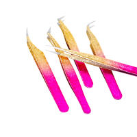 Pinzas Para Pestañas 1 Pc Ice Flower Anti-estática Accesorio De Maquillaje Para Extensión De Pestañas 3D Herramienta De Grafting De Cejas - details 4