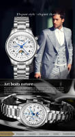 Reloj De Pulsera De Lujo Para Hombre GUANQIN 2025 Acero Inoxidable Impermeable Con Fase Lunar Y Calendario Marcas Arábigas Cristal De Zafiro - details 1