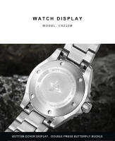 Reloj De Pulsera Mecánico CADISEN AQUA DIVER 2024 Para Hombre Lujo Resistente Al Agua 100M Con Movimiento Automático NH35A Cristal De Zafiro Luminoso Y Calendario Completo - details 10