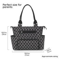 Set De 7 Bolsos Para Mudar El Bebé Multifuncional Tote Bag Mummy Bolsa De Viaje Con Alforja Para Bebé Material De Tela Cierre De Cremallera - details 21