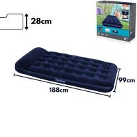 Start Electric | Colchón Hinchable Bestway Soft Top - Confortable, Resistente y Portátil - Superficie Flocada Suave - Ideal para Interior y Exterior - Fácil Inflado y Almacenamiento | Marca Bestway - details 5