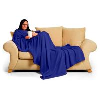 Batamanta | Suave y cálida al Tacto, Muy cómoda y Ligera | Manta para el sofá, Ideal para Regalar | Mantiene el Calor del Cuerpo | Color Azul | Marca - details 0