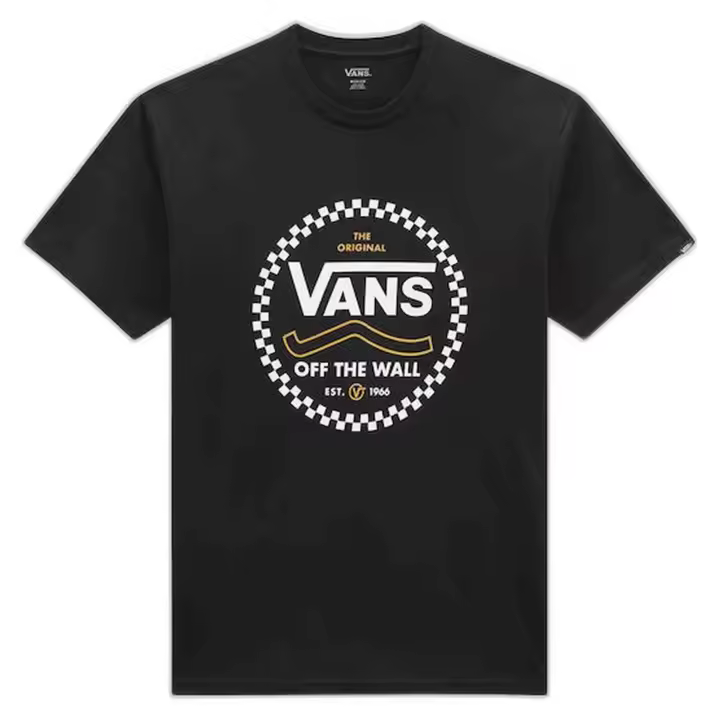 Camisetas De Manga Corta Vans para Hombre en color Negro - 1