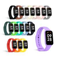 Ociodual Correa de Recambio Compatible con Xiaomi Smart Band 8 Active/Redmi Smart Band 2, de color Lavanda, Pulsera de Repuesto de Silicona Suave Flexible Sport Goma Transpirable - details 3