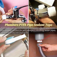 10pcs Cinta Teflon Para Sellado De Tubos De Agua - Impermeable Y Duradero Para Uso Indoor En Superficies De Plástico - details 3