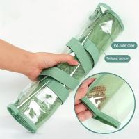 Carpeta Portátil Grande De Transparencia Total Y Impermeable Para Archivos Adhesivos Suministros De Oficina - details 1
