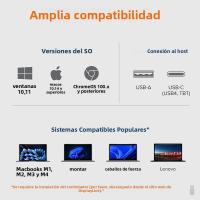 Estación De Trabajo USB 3.0 a HDMI O VGA 7-en-1 Adaptador De Video Displaylink Para Macs M1/M2/M3 Y Windows Con Chip DisplayLink - details 0