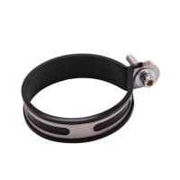Soporte De Mango Universal Para Escape De Motocicleta Bisagra De Exhalar Apoyo De Tubo De Escape Anillo Fijo De Acero Inoxidable Negro - details 6