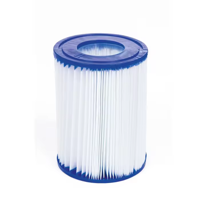 Pack de 2 CARTUCHO de FILTRO Tipo II para bombas de filtrado - Filtro de repuesto - Cartucho de filtración con Tamaño 10.6 x 13.6 cm - Fácil de Limpiar - Repuesto para Piscinas Bestway - 1