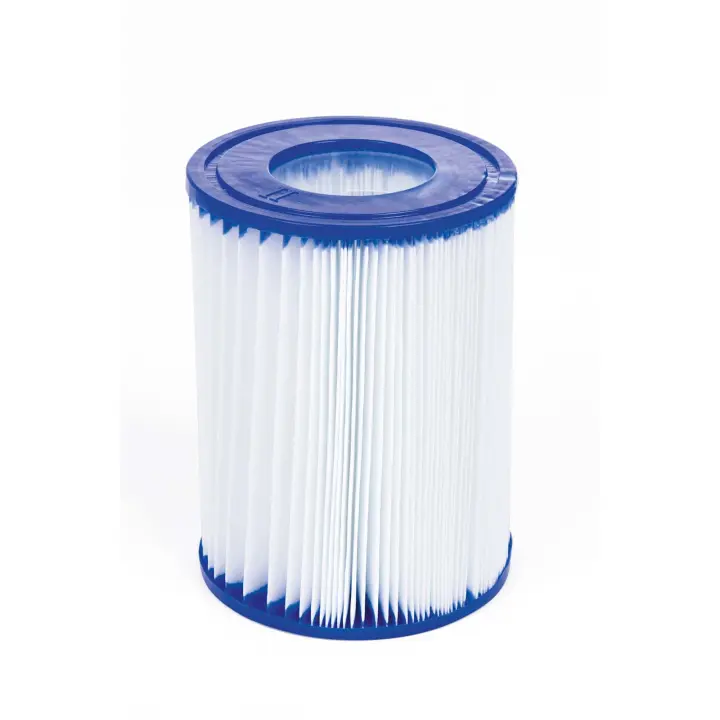 Pack de 2 CARTUCHO de FILTRO Tipo II para bombas de filtrado - Filtro de repuesto - Cartucho de filtración con Tamaño 10.6 x 13.6 cm - Fácil de Limpiar - Repuesto para Piscinas Bestway - 1