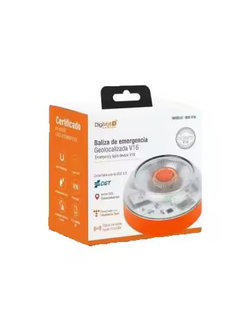 BALIZA EMERGENCIA DIGIVOLT V16 3.0 HOMOLOGADA GEOLOCLIZADA (DOS MODELOS EN STOK ) (calidad y fiabilidad GARANTIZADA ) - 1