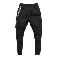 Nuevos Pantalones De Entrenamiento Para Hombre 2024 Primavera Y Otoño Color Sólido Deportivos Cómodos Para Exterior Y Fitness Con Bolsillos De Camuflaje - details 20