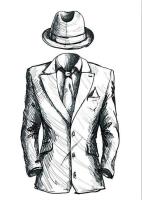 Chaqueta De Veludo Azul Real Para Hombre Corte Slim Con Notch Lapel Y Cierre Simple Ropa Diaria Casual Smoking Jacket - details 2