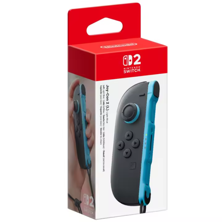 PREVENTA JOY-CON 2 (IZQUIERDO) - AZUL CLARO PARA NINTENDO SWITCH 2 VERSIÓN ESPAÑOLA GARANTÍA EUROPEA EU WARRANTY - 1