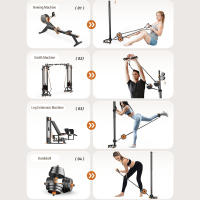 Banda De Resistencia Ajustable Para Ejercicio De Fitness Máquina De Cuerda Para Pecho Brazos Piernas Casa Equipamiento De Entrenamiento - details 9