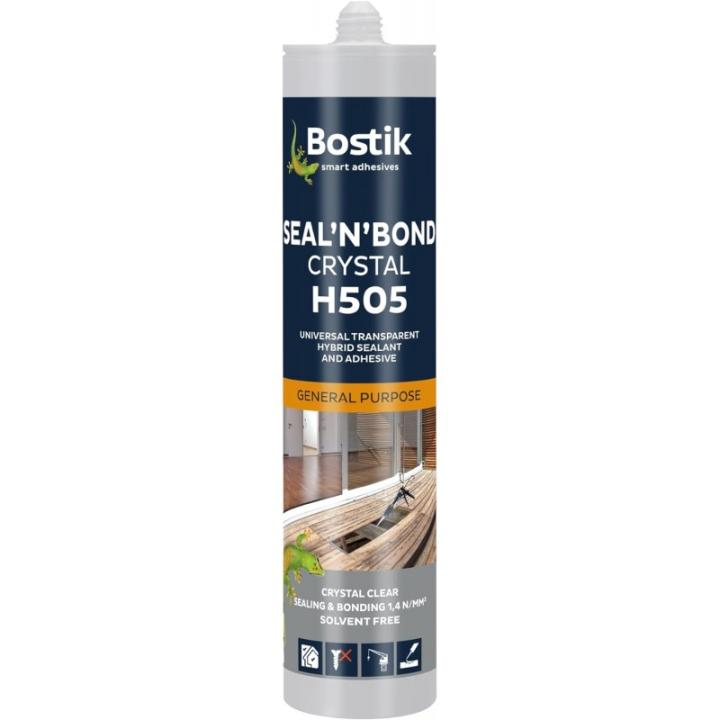 ADHESIVO SELLADOR BOSTIK H505 CRYSTAL TRANSPARENTE