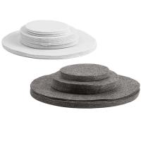 24PCS Almohadillas De Protección Para Platos Y Tazas De Terciopelo Anti-fricción Divisores De Alimentos Para Armado Ecológico Y Clásico - details 7