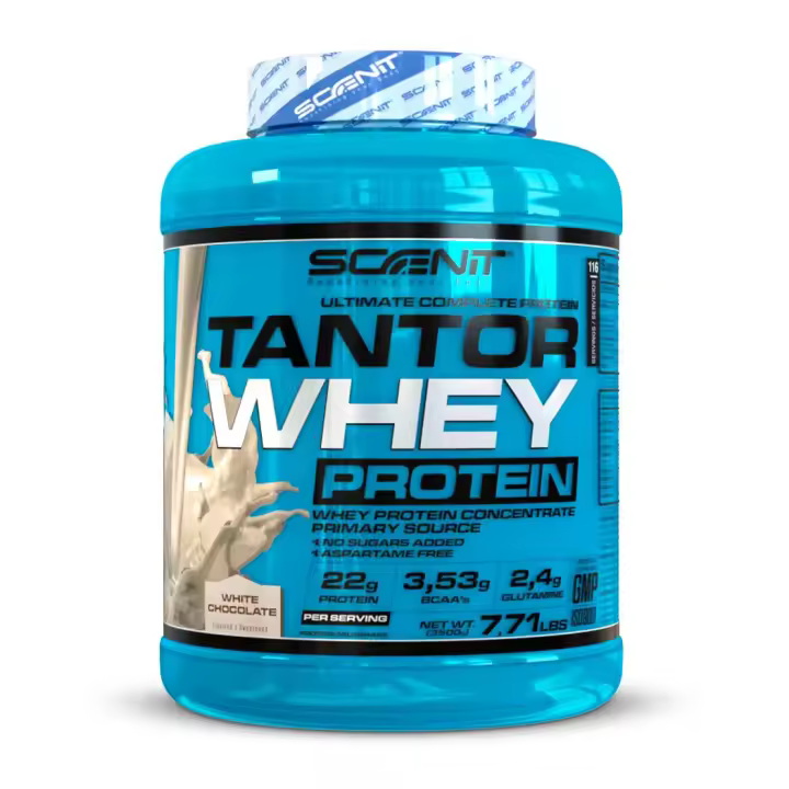 Tantor Whey Protein - 3,5 kg - Proteína Whey con Creatina, Taurina y Aminoácidos - Proteinas Whey - Proteina Whey - Batidos Proteina - Batidos de Proteinas - Proteinas para aumentar la masa muscular - 1