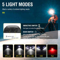 BORUiT GT20 Linterna Frontal LED De Sensor De Movimiento Mini Recargable Tipo-C Impermeable Con Memoria Para Camping - details 4