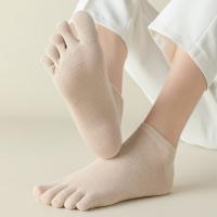 Calcetines De Mujer a Cinco Dedos 5 Pares Algodón De Alta Calidad Calcetines De Tobillo Para Yoga Y Deportes Con Dedos Separados - details 3