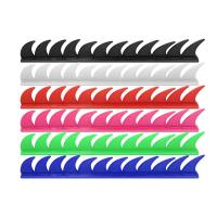 Pegatina Universal Para Casco De Motocicleta Modificada Personalizada Con Cuernos De Gallo Decoración DIY Para Coche Y Moda Material PU Unisex - details 13