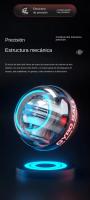 Gyroball Powerball Entrenador De Muñeca Y Antebrazo Equipo De Fitness Muscular Bola De Giro Estabilizador De Músculos De Mano Ejercicio De Fortalecimiento De Brazos - details 4