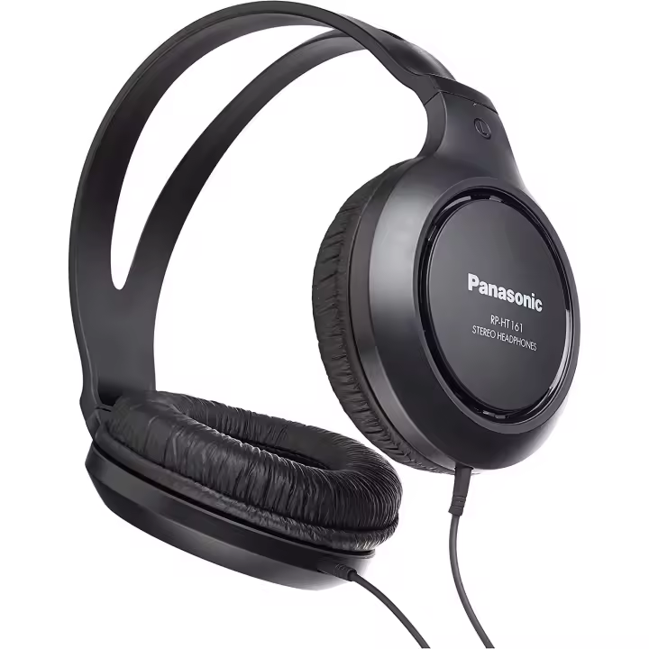Panasonic RP-HT161E-K - Auriculares de Diadema cerrados, Negro - 1