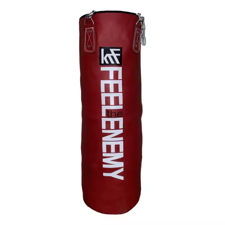 Saco Entrenamiento Relleno Rojo  Krf Feel Enemy Colgante 100x35 cm - 1