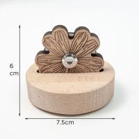 Cortador De Hilo DIY De Madera Sólida Petal Cutter Herramienta De Corte Para Costura Y Tejer Para Mujeres Adultos - details 1