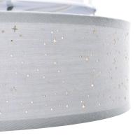 Lámparas de techo vidaXL con pantalla estrellada Gris Ø 38 cm Tela E27 - details 4