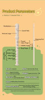 Soprano Recorder Para Niños Principiantes Instrumento De Estilo Aleman Con Tono C 3 Piezas ABS Y Varita De Limpieza Chart De Fingerings - details 9