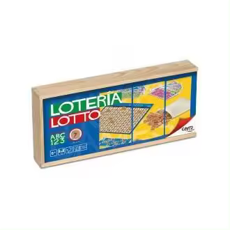 Cartones de bingo en Caja de Madera Cayro    Juego, mesa, entretenimiento, diversión, familia, amigos, estrategia, tablero, cartas, retos, equipos, creatividad, clásico, moderno, temático, dinámico, competitivo - 1