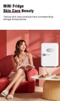 Mini refrigerador de 4L para maquillaje, 12 V/220 V, pequeño refrigerador para cosméticos y belleza, ideal para el hogar, la oficina y el cuidado de la piel - details 4