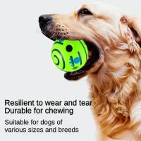 Juguete Interactivo Para Perros Bola Giggle Glow Wobble Wag Alimentada Por Mecánica Divertida Sonidos Al Ser Rodada O Agitada Para Mascotas - details 2