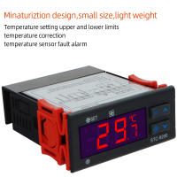 Controlador De Temperatura Digital STC-9200 Termómetro Sensor Higrómetro Relé Termostato Regulador AC 220V DC 24V 12V Para Hogar - details 2