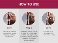 Abrevidor De Botellas De Vino Automático Eco-amigable Plástico Herramientas De Vino Con Aluminio Resistente Para Cocina Y Uso Doméstico - details 8