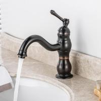 Vintage, Grifo de baño negro, Grifo de baño de una palanca, Grifo de baño de rotación de 360 °, Grifo de baño de una palanca, Grifo de lavabo de baño de una mano - details 1