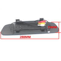 Espejo Retrovisor De Coche Con Monitor 4.3 Pulgadas Sistema De Parqueo Automático Para Visión Nocturna LED Cámara Trasera CCD - details 1