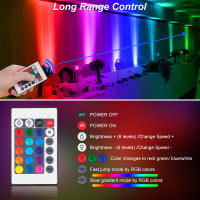 2PCS Luces De Escenario RGB De 16 Colores Con Control Remoto Para Jardín 4 Modos De Iluminación Protección IP65 Fuente De Alimentación AC 110-240V Plugs EU/US/UK - details 8
