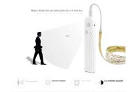 Tira De LED Con Sensor De Movimiento PIR Inalámbrico Para Armario Cama Escaleras - Iluminación Nocturna Seguridad Inteligente Batería Incluida - details 1