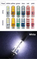 10PCS Lámparas LED Super Brillantes T10 W5W Flash Para Freno Luz De Señalización Universal 12V Colores Rojo Amarillo Azul Y Blanco - details 6
