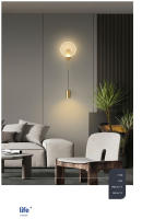 Lámpara De Pared LED Moderna Minimalista Para Dormitorio Y Sala De Estar Iluminación Interior Decorativa De Aluminio Incluye Bombillas - details 0