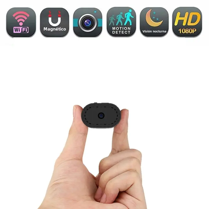 Cámara Mini Wireless WiFi Monitor Remoto Pequeña IP Cámara De Seguridad Doméstica P2P HD 720P Sin Memoria Integrada MicroSD / TF - 1