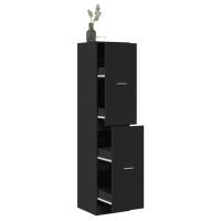 vidaXL Armario botiquín madera ingeniería 40x41x174,5 cm en color Marrón roble/Roble/Roble Sonoma y más | almacenamiento funcional diseño moderno para baño dormitorio sala - details 6